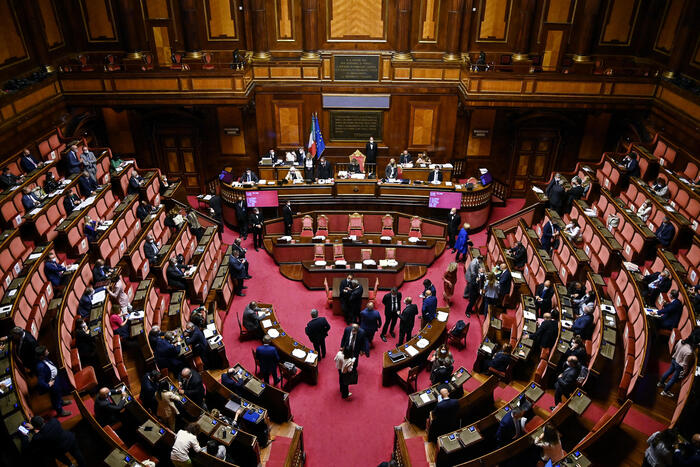 Dl Ucraina: Senato riprende esame. In Aula cartelli 